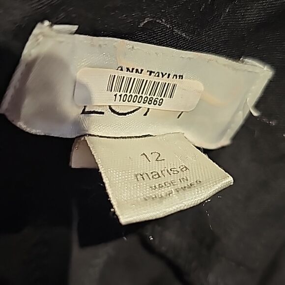 Ann Taylor Marissa style black trousers size 12 - Picture 2 of 7